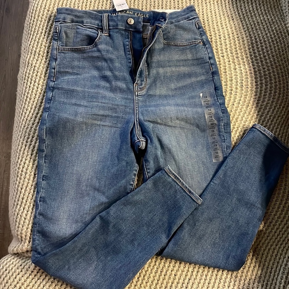COPY - NWT- American Eagle Next Level Stretch Curvy Highest Rise Jegging